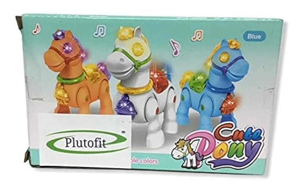 Musical Walking Moving Pony Horse with Light & Sound Battery Operated Toy