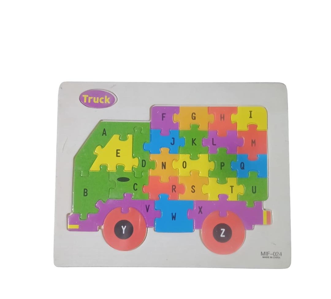 Wooden Alphabet Puzzle Board – Premium A-Z English Letters Learning Toy for Kids