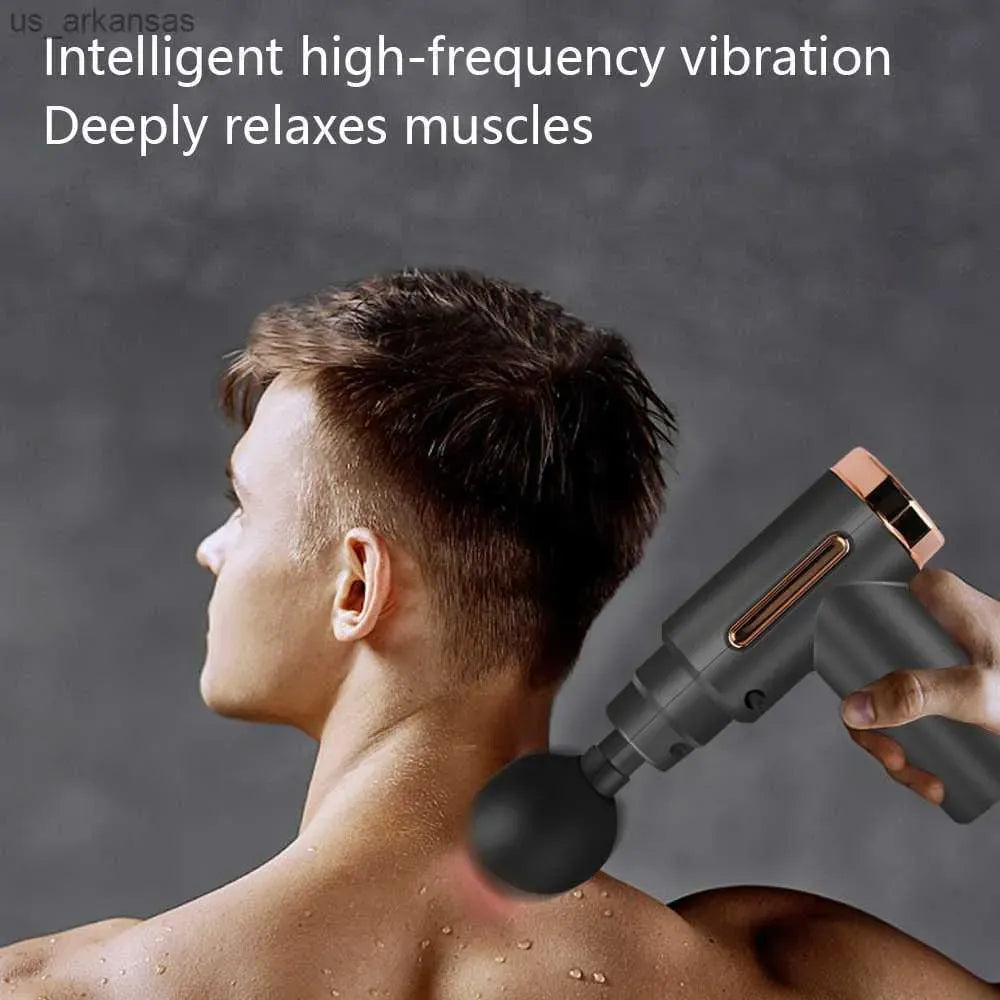 4 In 1 Massage Gun | Deep Tissue Percussion Massager With 4 Attachments