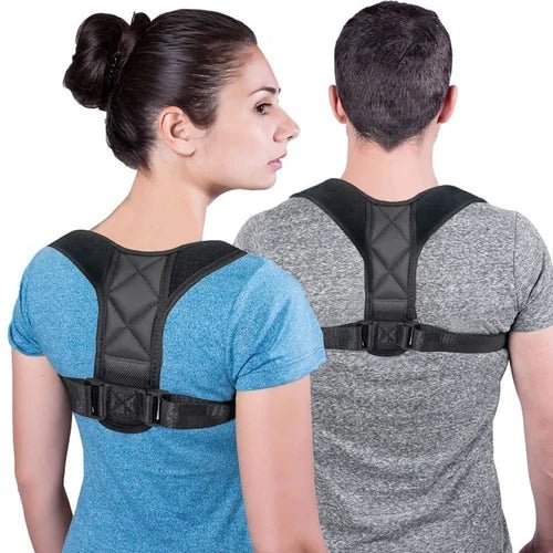 Body Posture Corrector Belt Adjustable Shoulder And Back Support Brace For Men And Women