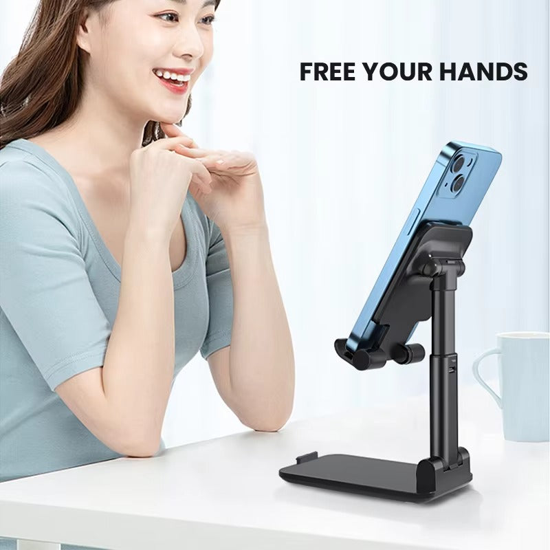 Adjustable Desktop Phone Holder Stand with Angle & Height Adjustment