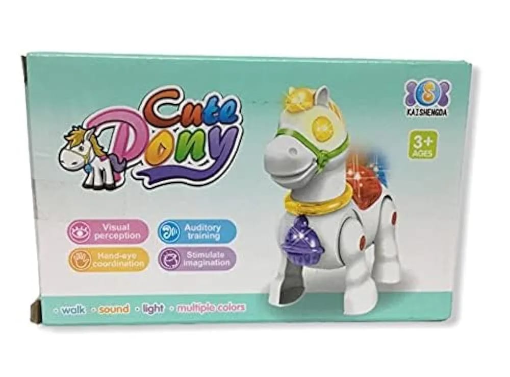 Musical Walking Moving Pony Horse with Light & Sound Battery Operated Toy