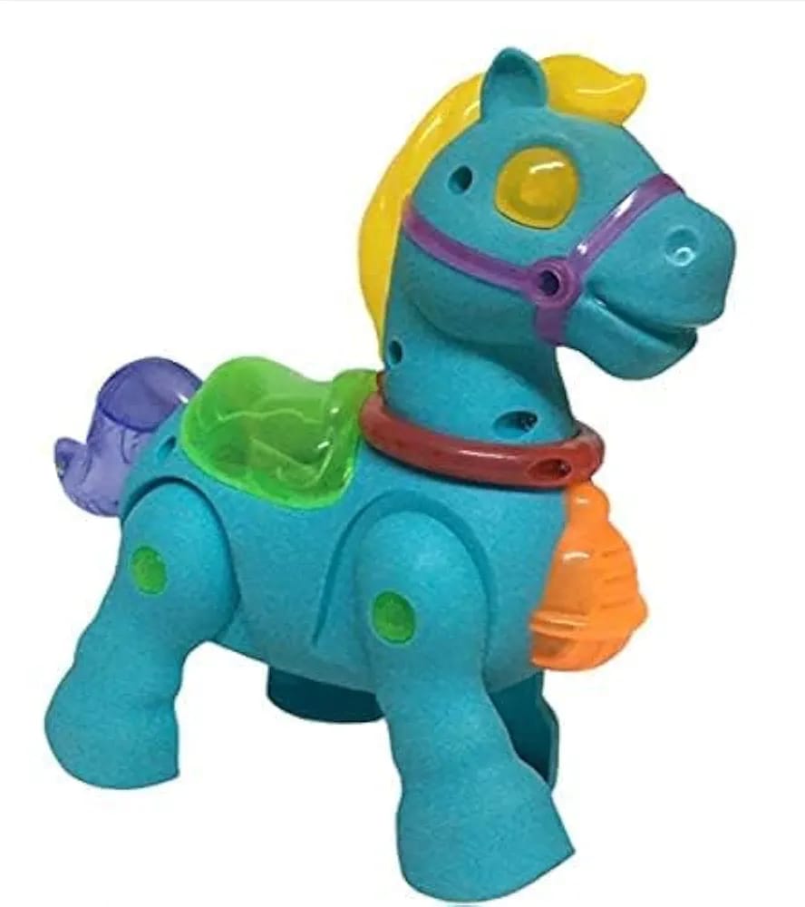 Musical Walking Moving Pony Horse with Light & Sound Battery Operated Toy