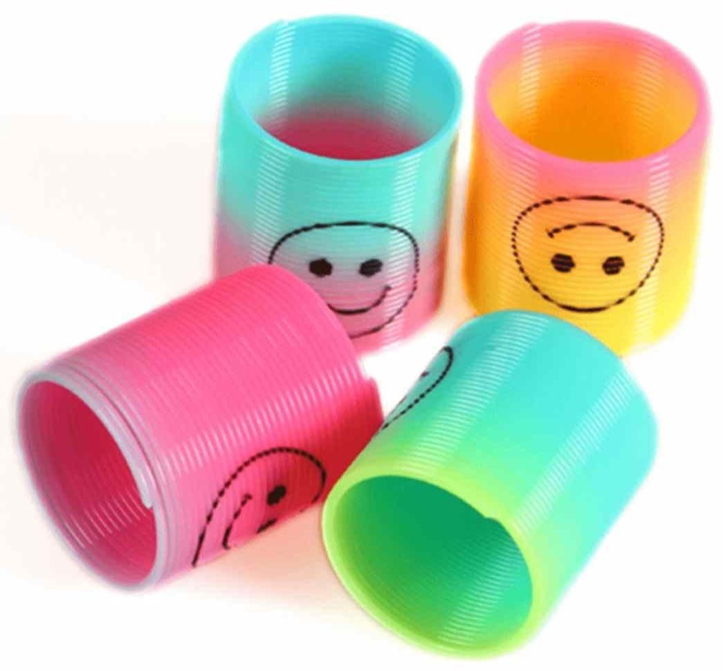 Pack of 12 Magic Slinky Spring Finger Fidget Toys – Stress Relief Sensory Toy for Kids & Adults