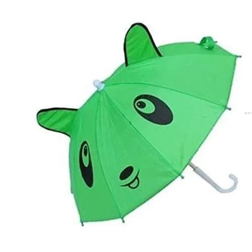 Small Kids Cartoon Umbrella – Multicolor, Random Shape & Design, Lightweight & Compact