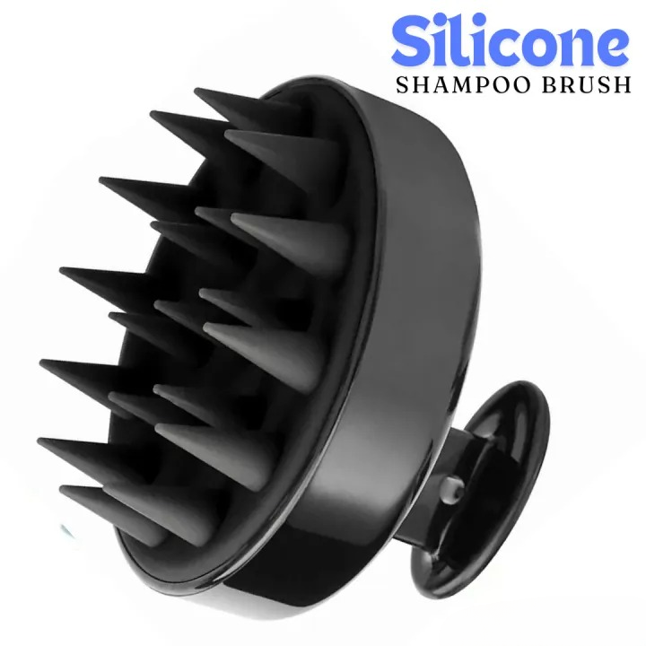 Scalp Massager Shampoo Brush – Silicone Hair Scalp Scrubber for Deep Cleaning & Relaxing Massage