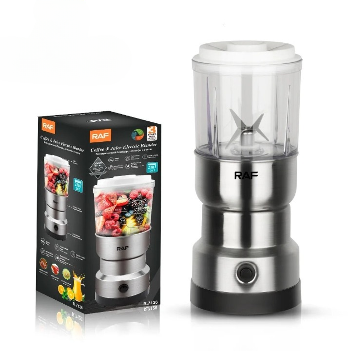 2 in 1 RAF Coffee And Juice Electric Blender | Premium Quality Multifunctional Kitchen Blender For Smoothies, Juices, And Coffee | Powerful Motor & Durable Design