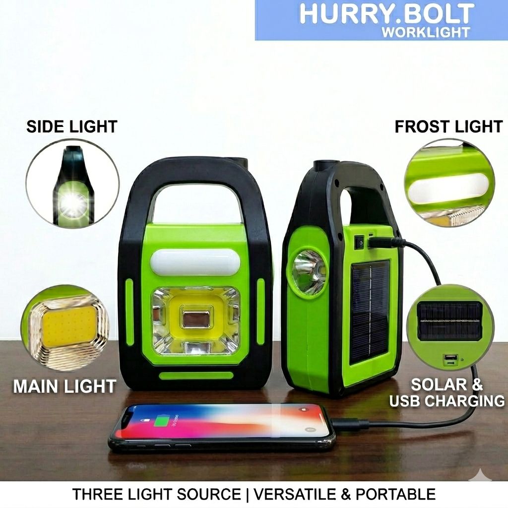 Solar Rechargeable 3-in-1 Emergency Light