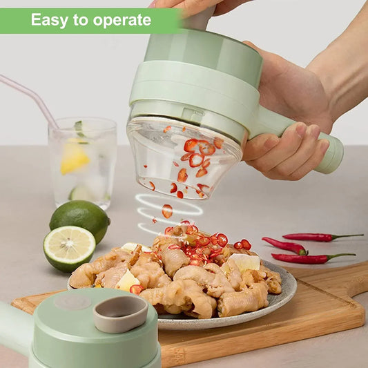 Electric Handheld Vegetable Cutter Slicer Multifunctional