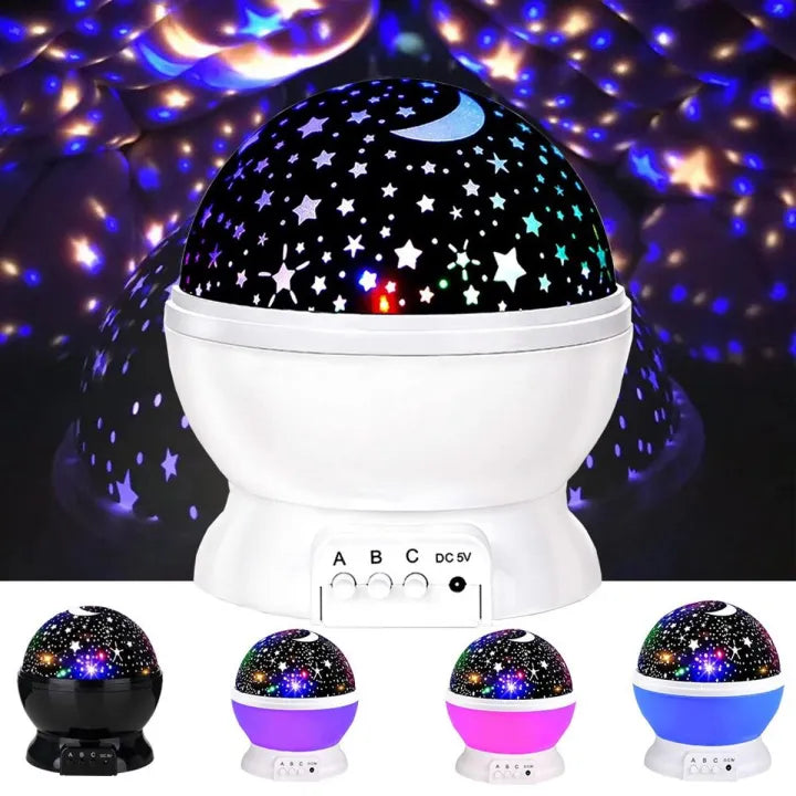 Star Master Rotating Night Light Projector – Starry Sky LED Projector Lamp for Bedroom Decor