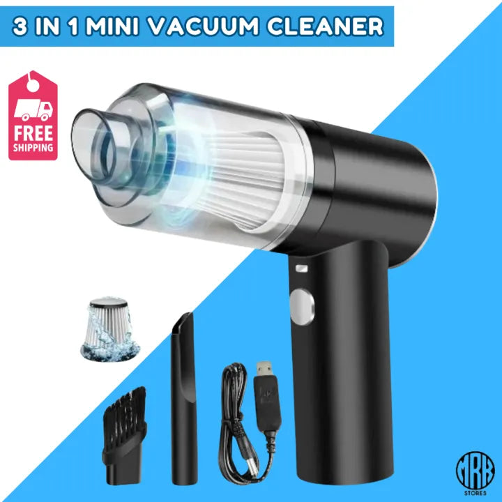 3-in-1 Portable Cordless Vacuum Cleaner