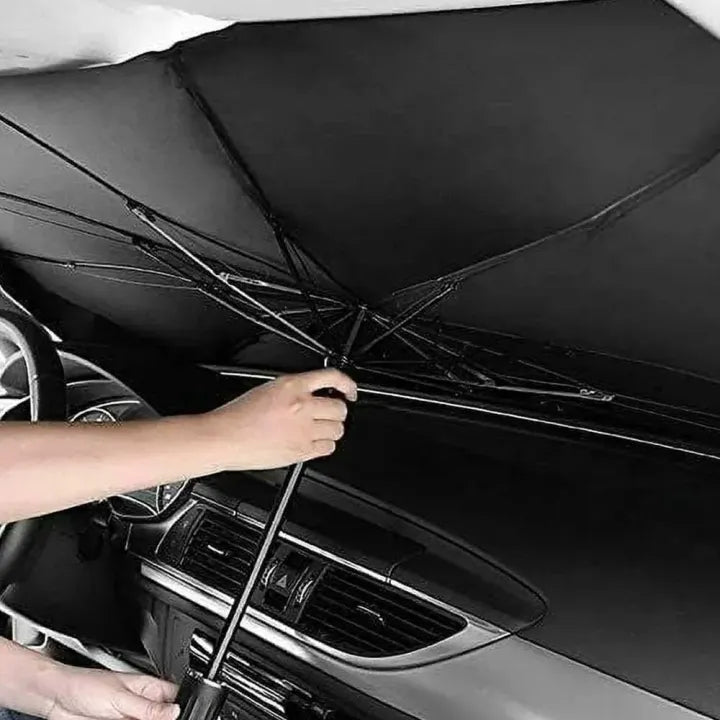 Car Windshield Sun Shade Umbrella – Foldable UV & Heat Protection