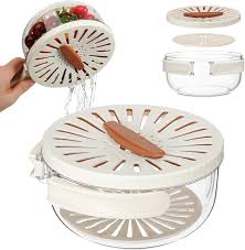Fruit & Vegetable Drain Basket | Fruit Washing Basket With Lid